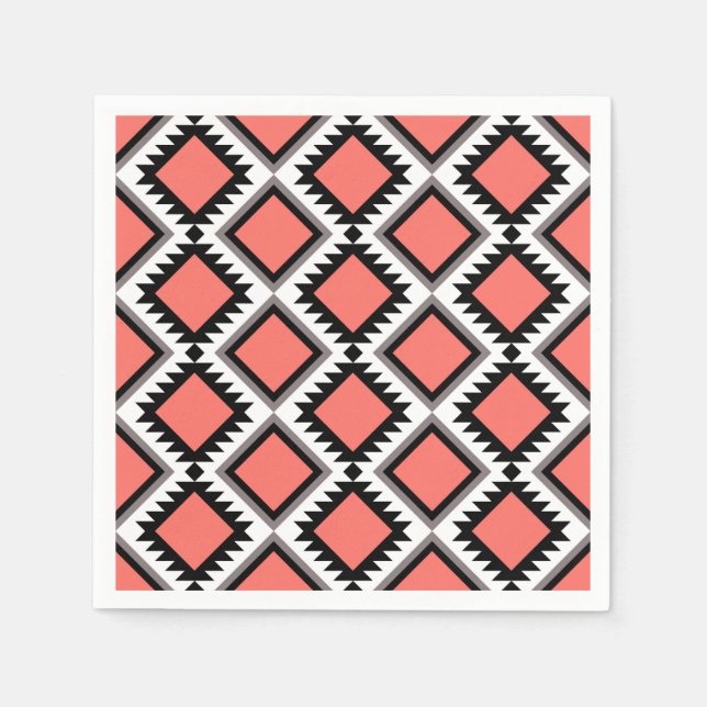 Aztec-Muster Serviette (Vorderseite)
