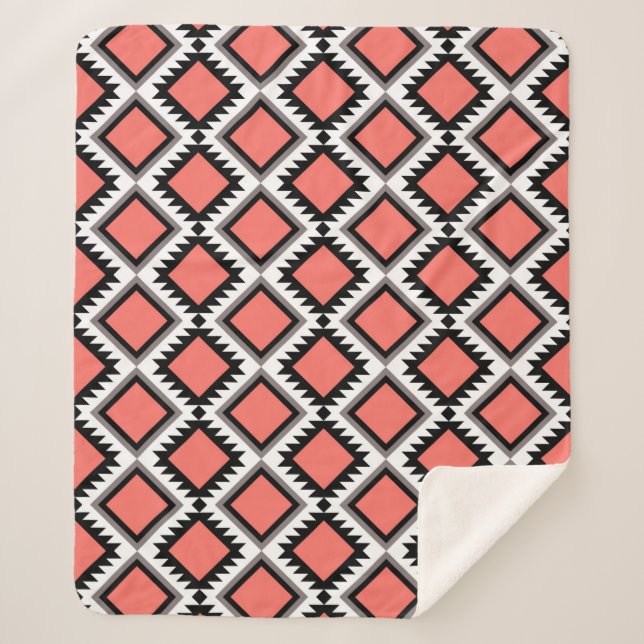 Aztec-Muster Sherpadecke (Vorderseite)