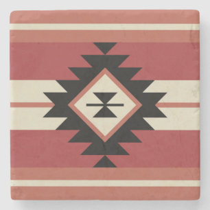 Aztec-Muster Steinuntersetzer