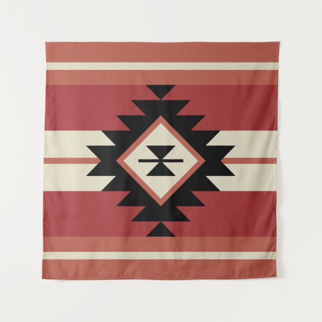 Aztec-Muster Wandteppich (Vorderseite)