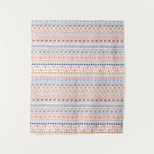 Aztec-Mustertapestry Wandteppich (Vorderseite)