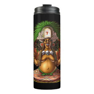 Aztec Mythology Deity Cihuateteo Thermosbecher