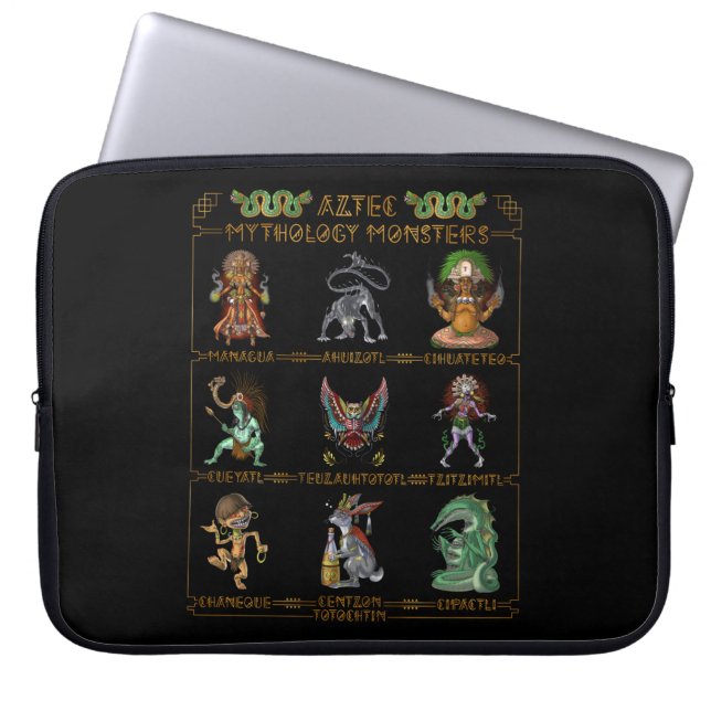 Aztec Mythology Monsters Laptopschutzhülle (Vorderseite)