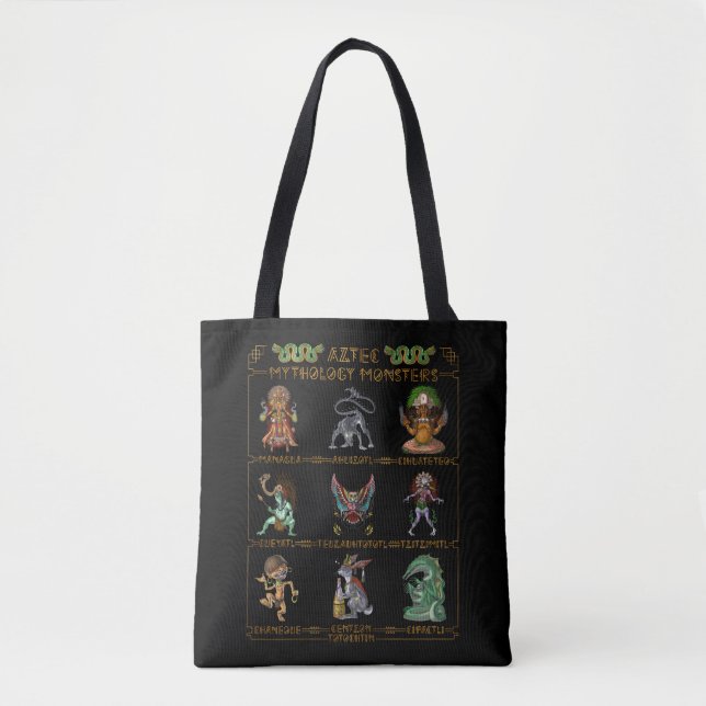 Aztec Mythology Monsters Tasche (Vorderseite)