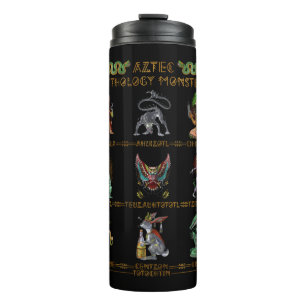 Aztec Mythology Monsters Thermosbecher