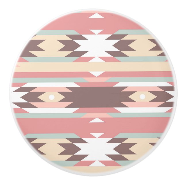 Aztec Native American Design Keramikknauf (Vorderseite)