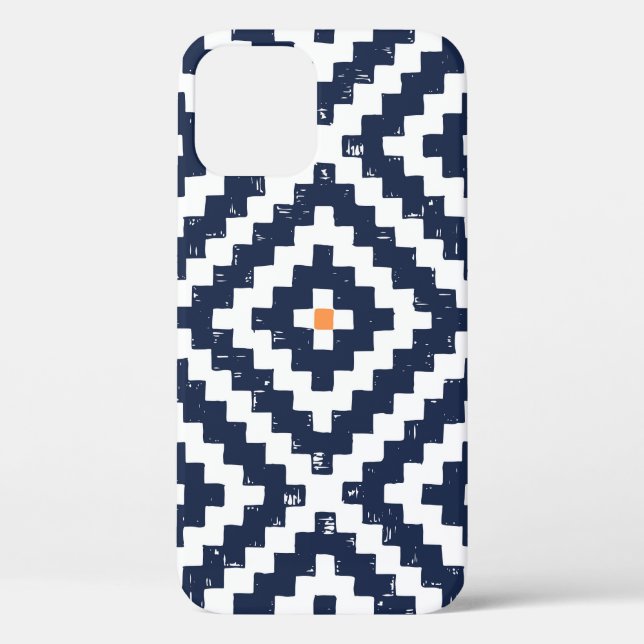 Aztec Navajo Ethnic Seamless Pattern Case-Mate iPhone Hülle (Rückseite)