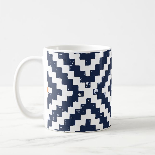 Aztec Navajo Ethnic Seamless Pattern Kaffeetasse (Links)