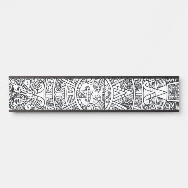 AZTEC ODER MEXIKA mexican Türschild (Vorderseite )