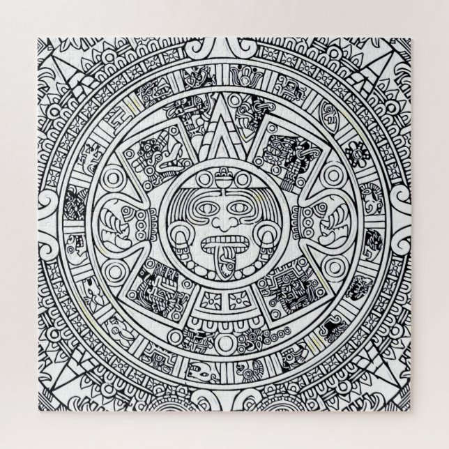 AZTEC OU MEXICA mexicaine Jigsaw Puzzle (Vertical)