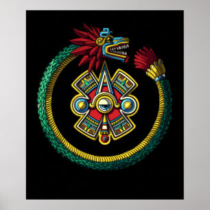 Aztec Ouroboros Poster