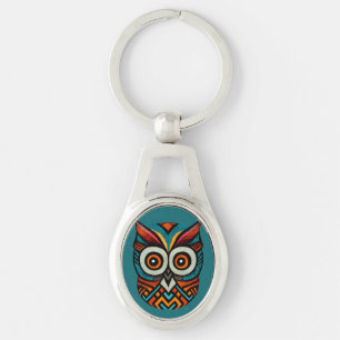 Aztec Owl Schlüsselanhänger
