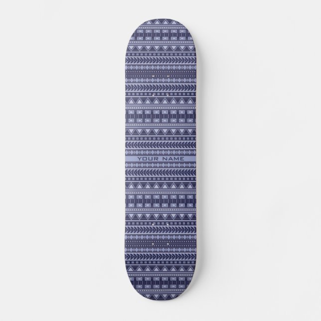 Aztec Pattern custom skateboards (Vorderseite)