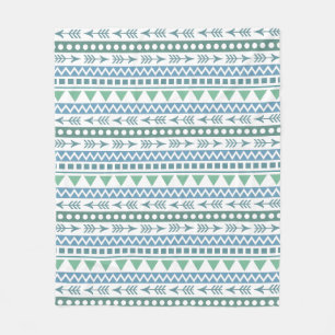 Aztec Pattern Fleecedecke