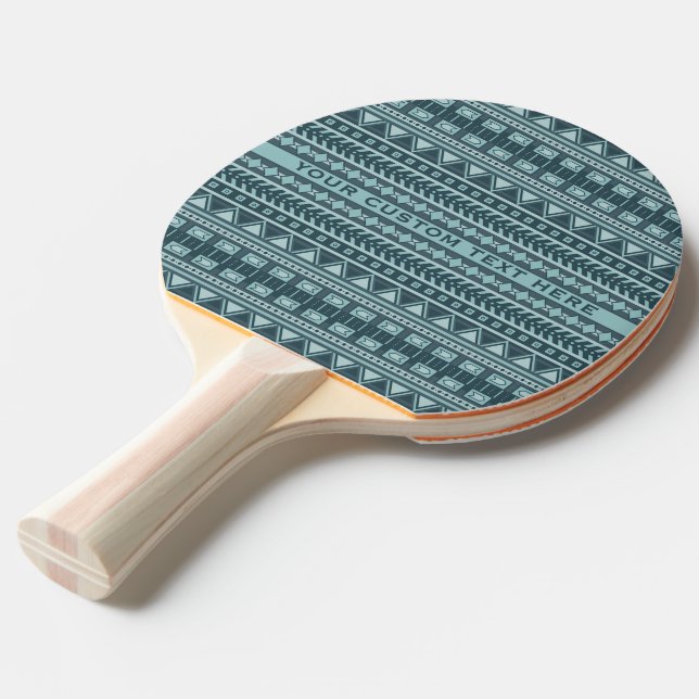 Aztec Pattern Pingpongpaddel Tischtennis Schläger (Vorderseite)
