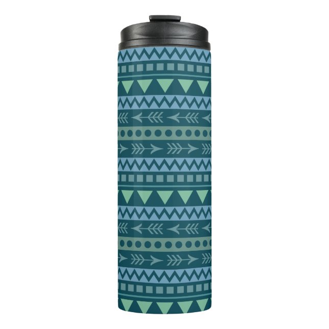 Aztec Pattern tumbler Thermosbecher (Vorderseite)