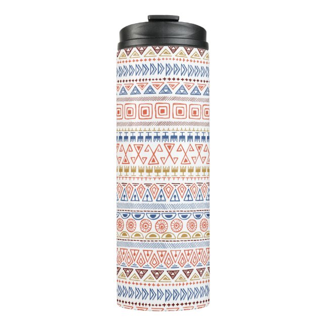Aztec Pattern tumbler Thermosbecher (Vorderseite)