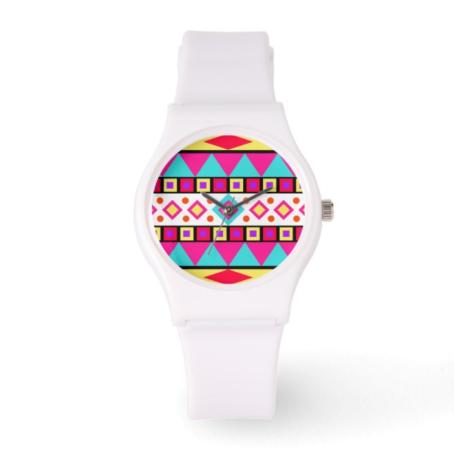 Aztec Pattern Watch for Women Armbanduhr (Vorderseite)