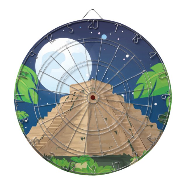 Aztec Pyramid Dartscheibe (vorne)