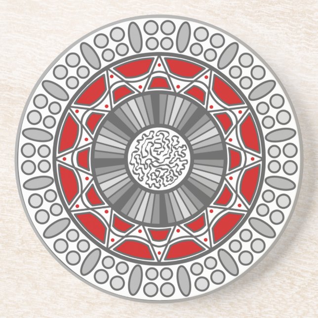 Aztec rencontre le Dessous de verre Alien (Devant)