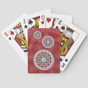 Aztec rencontre les cartes de jeu classiques Alien