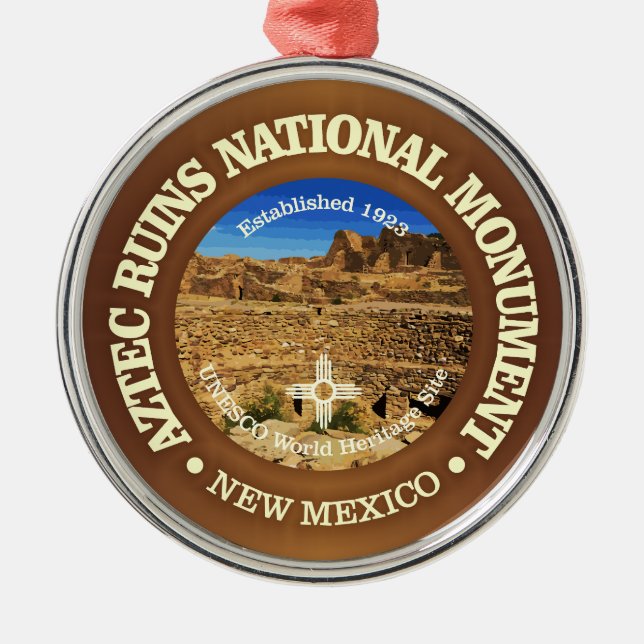 Aztec Ruins (NM) Ornament Aus Metall (Vorne)
