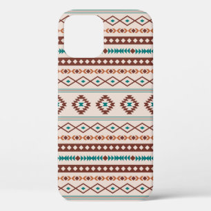 Aztec Rusts Aquamarines Cream Mixed Motifs-Muster Case-Mate iPhone Hülle