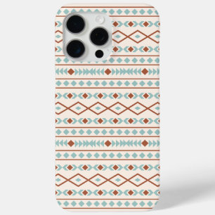 Aztec Shapes Muster Rost Aquamarine Creme Case-Mate iPhone Hülle