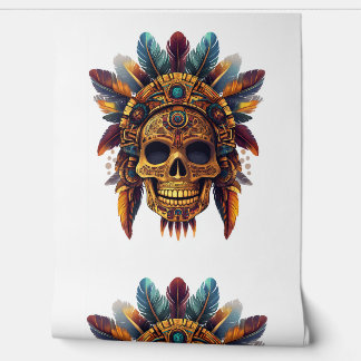 Aztec Skull Relic Tapete