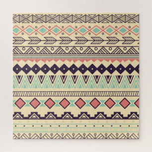 Aztec-Stammstreifen: Vintage Illustration