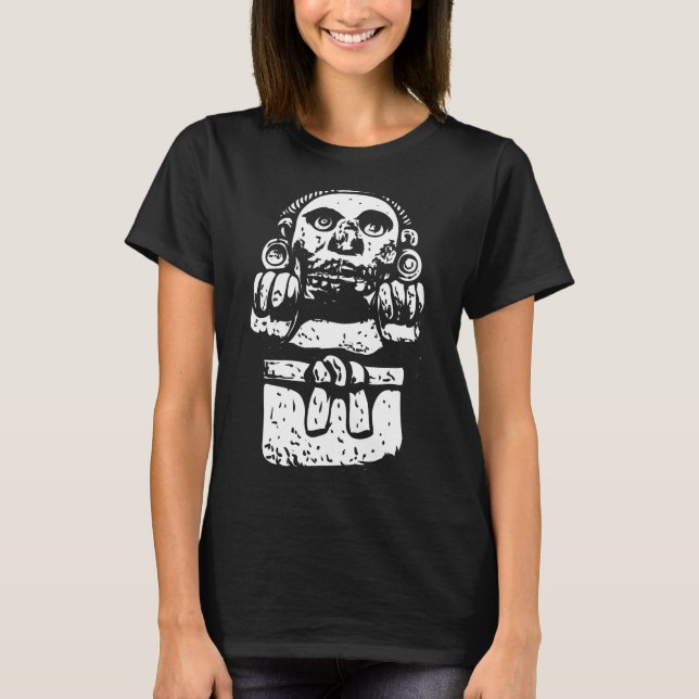 Aztec Statue T-Shirt (Vorderseite)