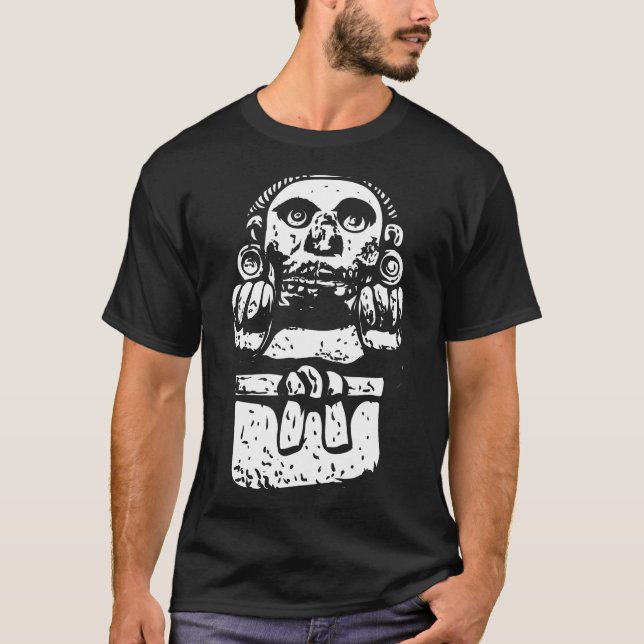 Aztec Statue T-Shirt (Vorderseite)
