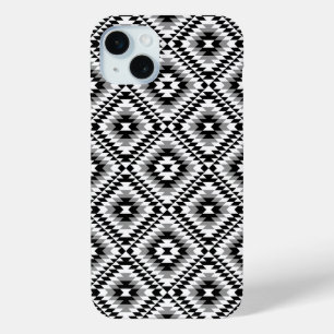 Aztec Stylized BW+Gray Symbol Pattern Case-Mate iPhone Hülle
