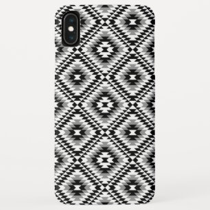 Aztec Stylized BW+Gray Symbol Pattern Case-Mate iPhone Hülle