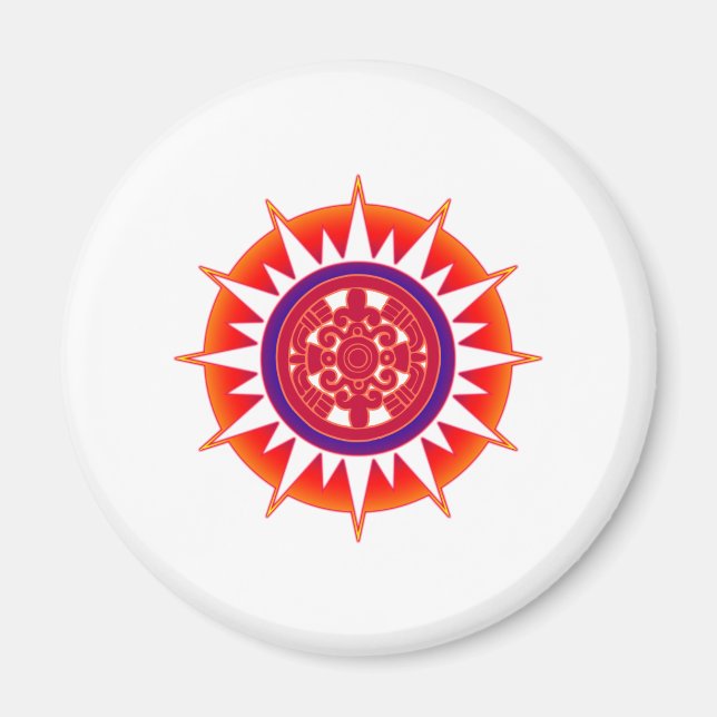 Aztec Sun Magnet (Vorne)