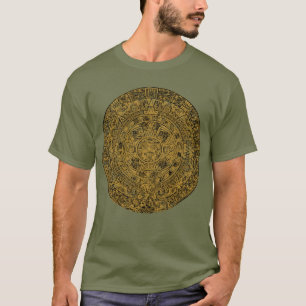 Aztec Sun Stone Calendar T-Shirt