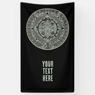 Aztec Sun Stone Maya Kalender 1 Banner