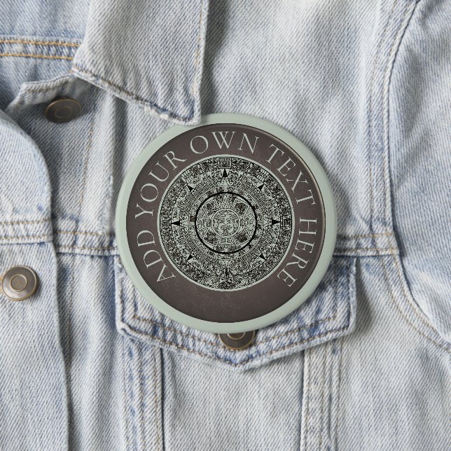 Aztec Sun Stone Maya Kalender 1 Button (Beispiel)