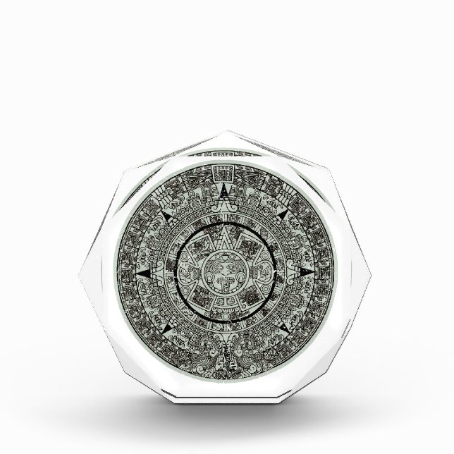 Aztec Sun Stone Maya Kalender 1 Fotoblock (Vorderseite)