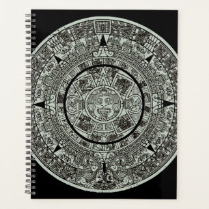 Aztec Sun Stone Maya Kalender 1 Planer