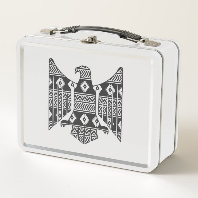 Aztec Thunderbird Metall Brotdose (Vorderseite)