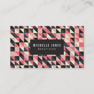 Aztec Triangle Stylist Business Cards Visitenkarte