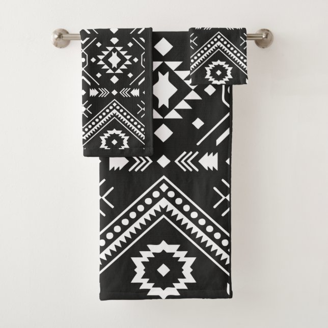 AZTEC TRIBAL - Badetuch-Set Badhandtuch Set (Insitu)
