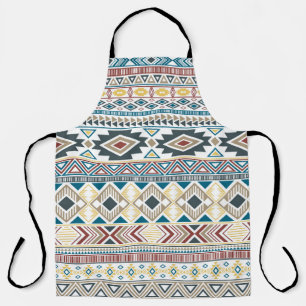 Aztec Tribal Motifs: Geometrisches Nahtloses Desig Schürze