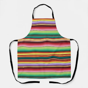 Aztec Tribal Traditionelle Textilfarben Linie m Schürze
