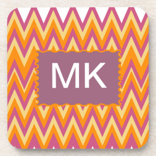 Aztec Tribal ZigZag Getränkeuntersetzer