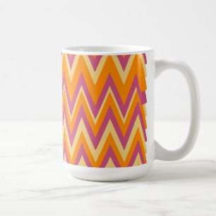 Aztec Tribal ZigZag Kaffeetasse