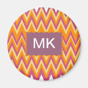 Aztec Tribal ZigZag Magnet