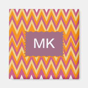 Aztec Tribal ZigZag Magnet