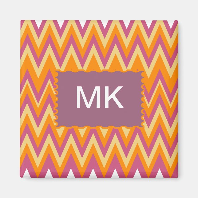 Aztec Tribal ZigZag Magnet (Vorne)